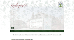 Desktop Screenshot of keplingerwirt.at